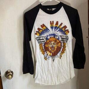 Anvil Brand M collectible Van Halen concert shirt Vintage marked 1982 42+ years